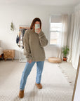 Vintage Beige Woven Sweater (M)