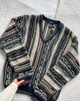 Vintage Coogi Style V Neck Sweater (M)