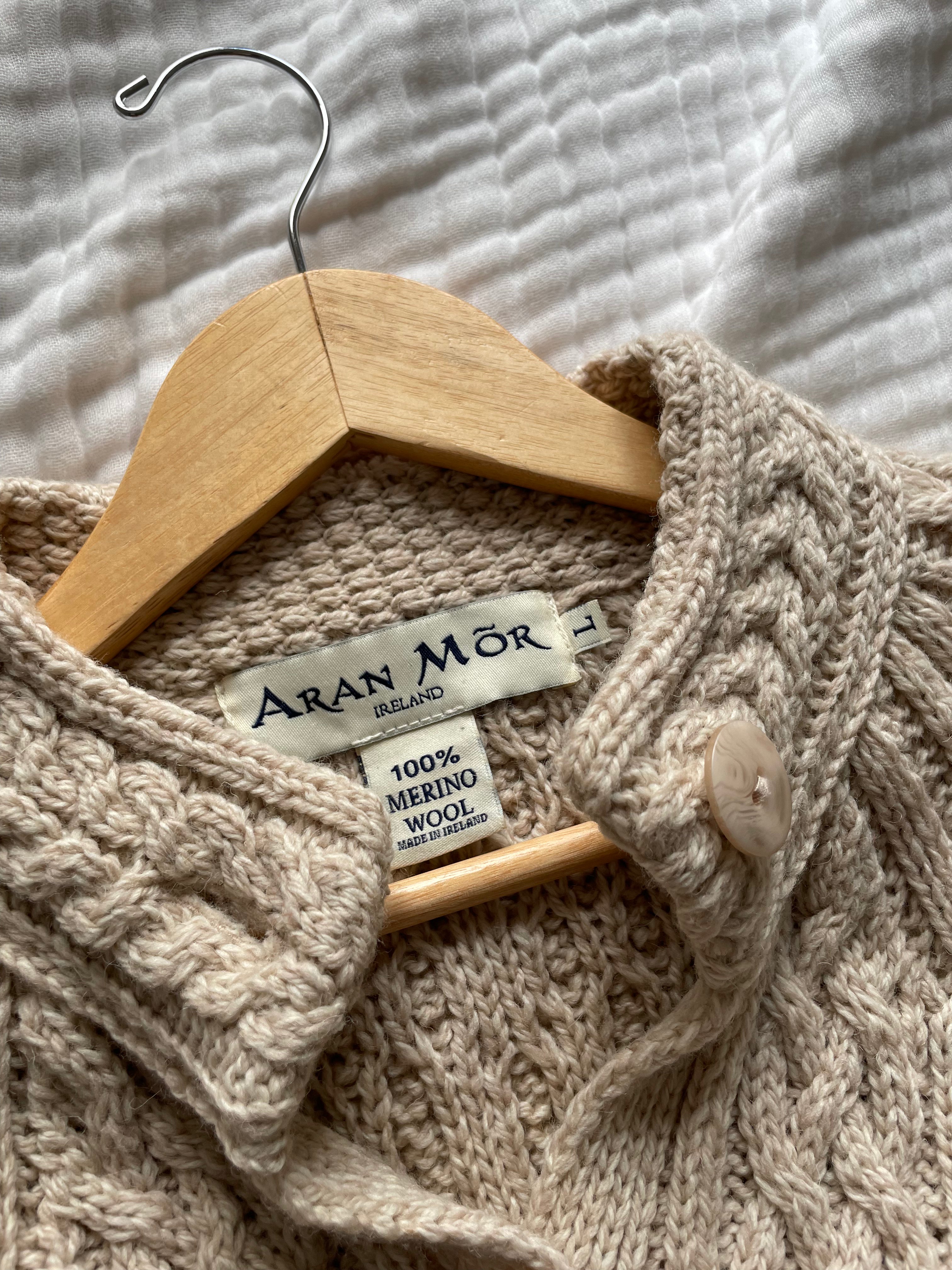 The Amethyst Cable Knit Cardigan (L)