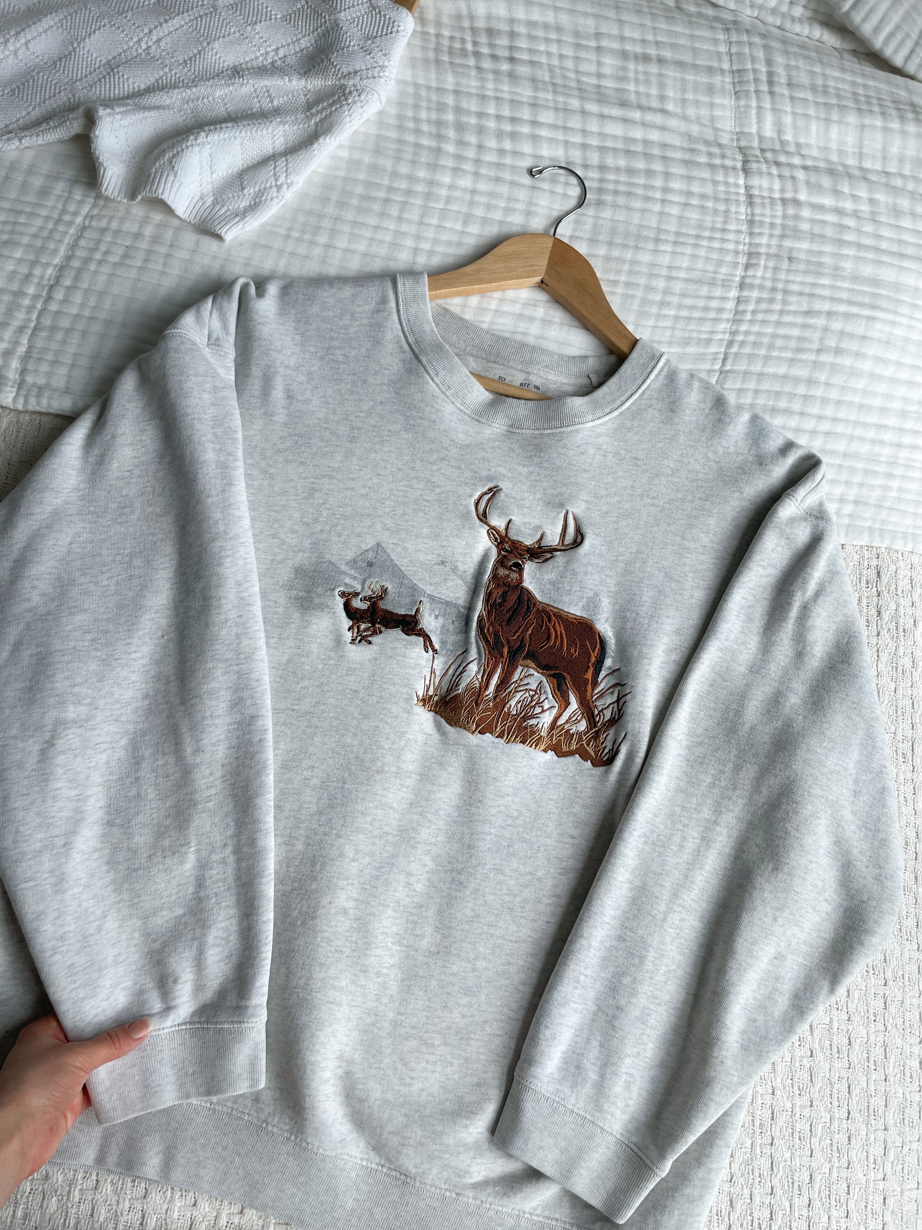 The Dawn Deer Crewneck (L)