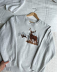 The Dawn Deer Crewneck (L)