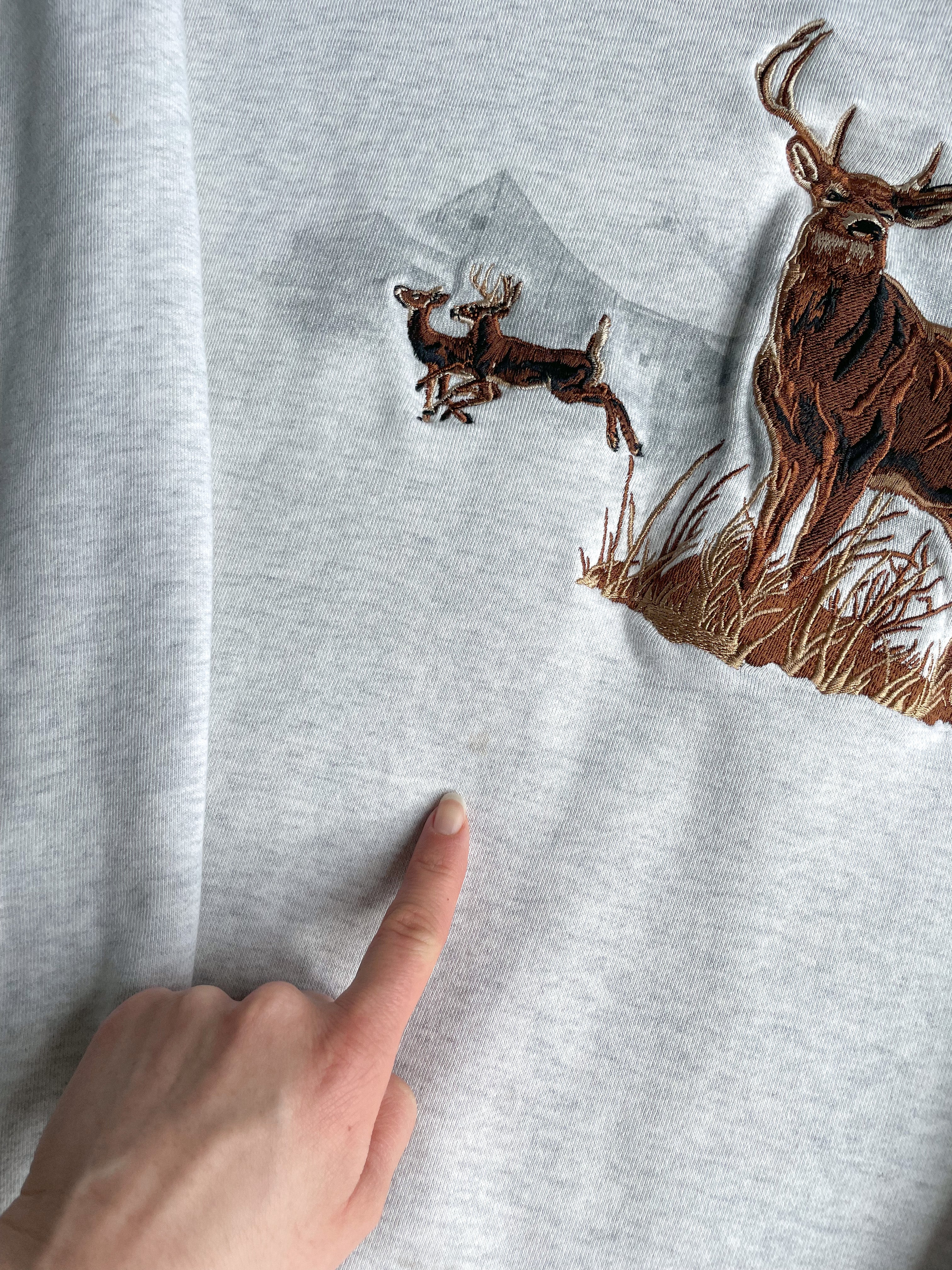 The Dawn Deer Crewneck (L)