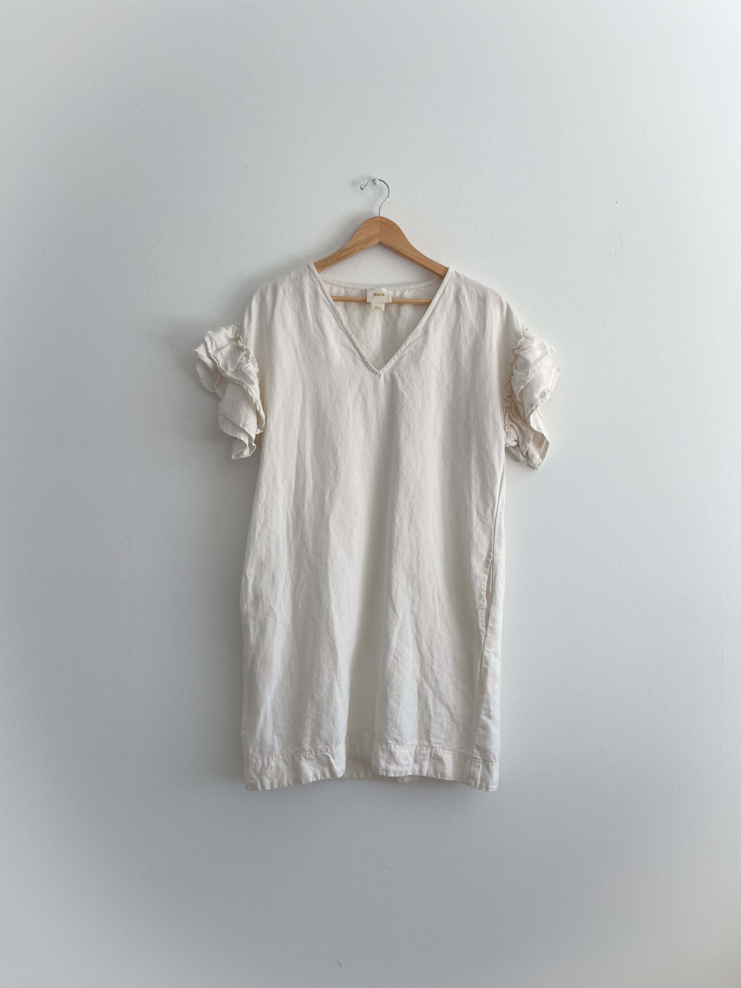 The Milky Linen Blend Dress (S)