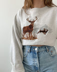 The Dawn Deer Crewneck (L)