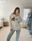 The Dawn Deer Crewneck (L)