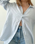 The Powder Blue Button Up (M)