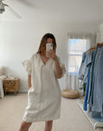 The Milky Linen Blend Dress (S)