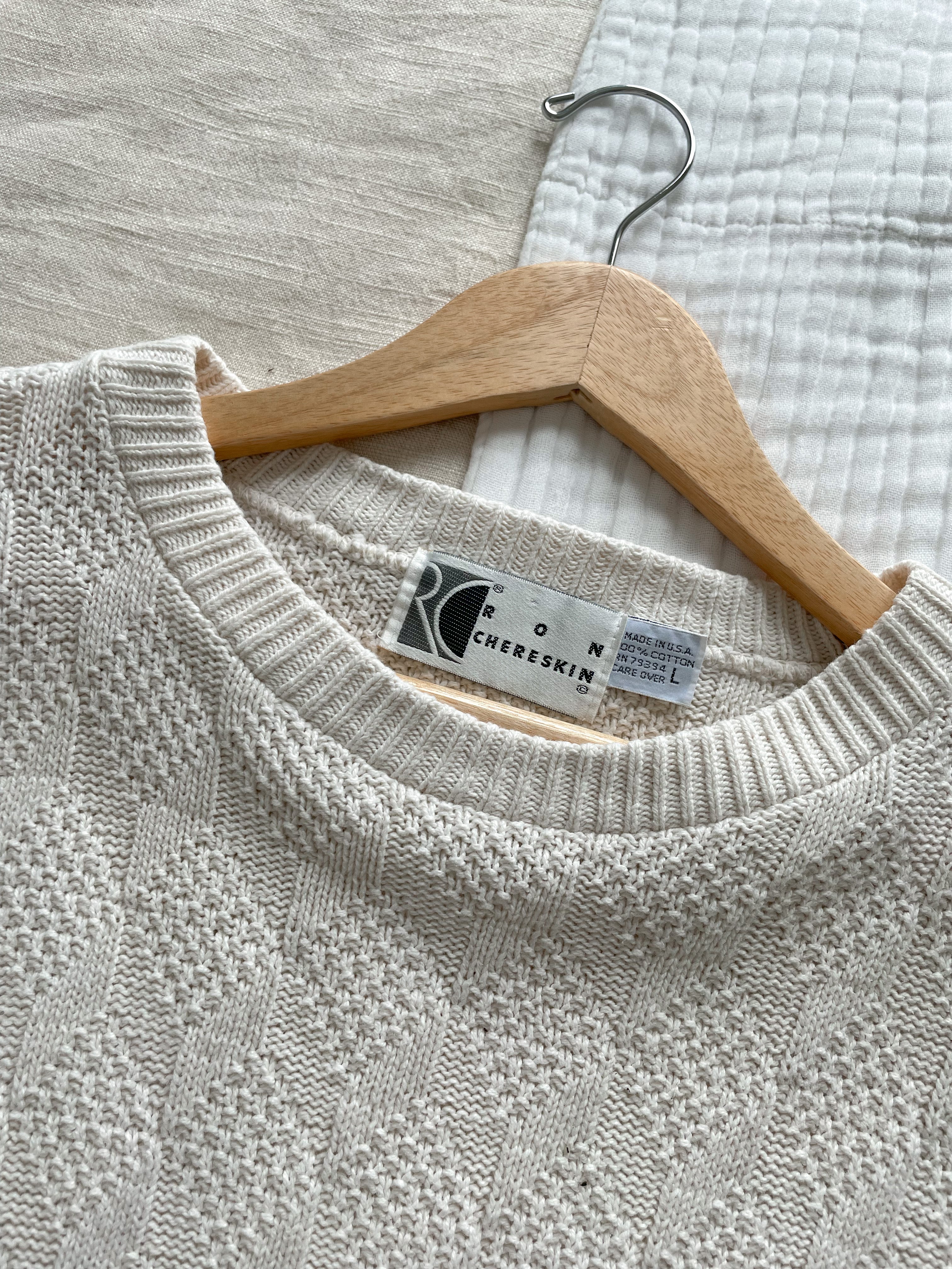 The Textured Toboggan Sweater (L)