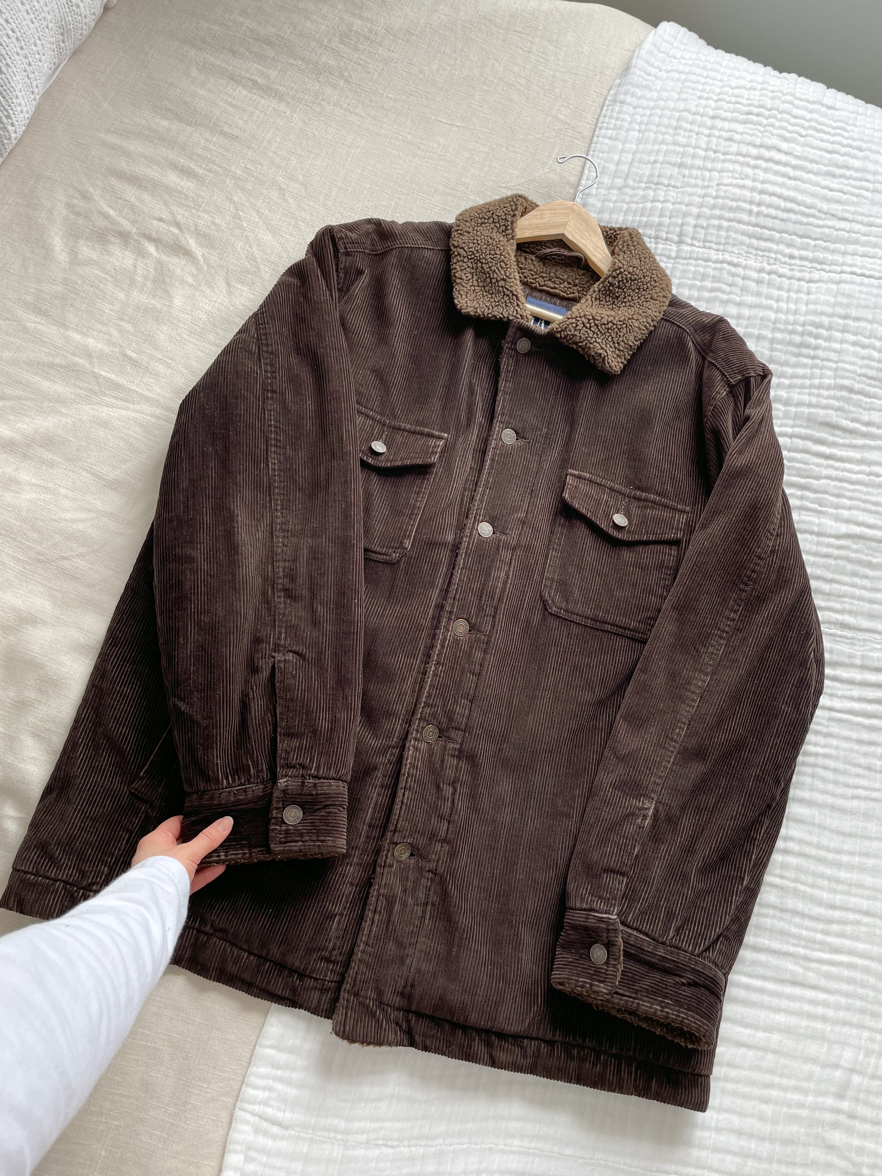 The Corduroy Coffee Coat (L)