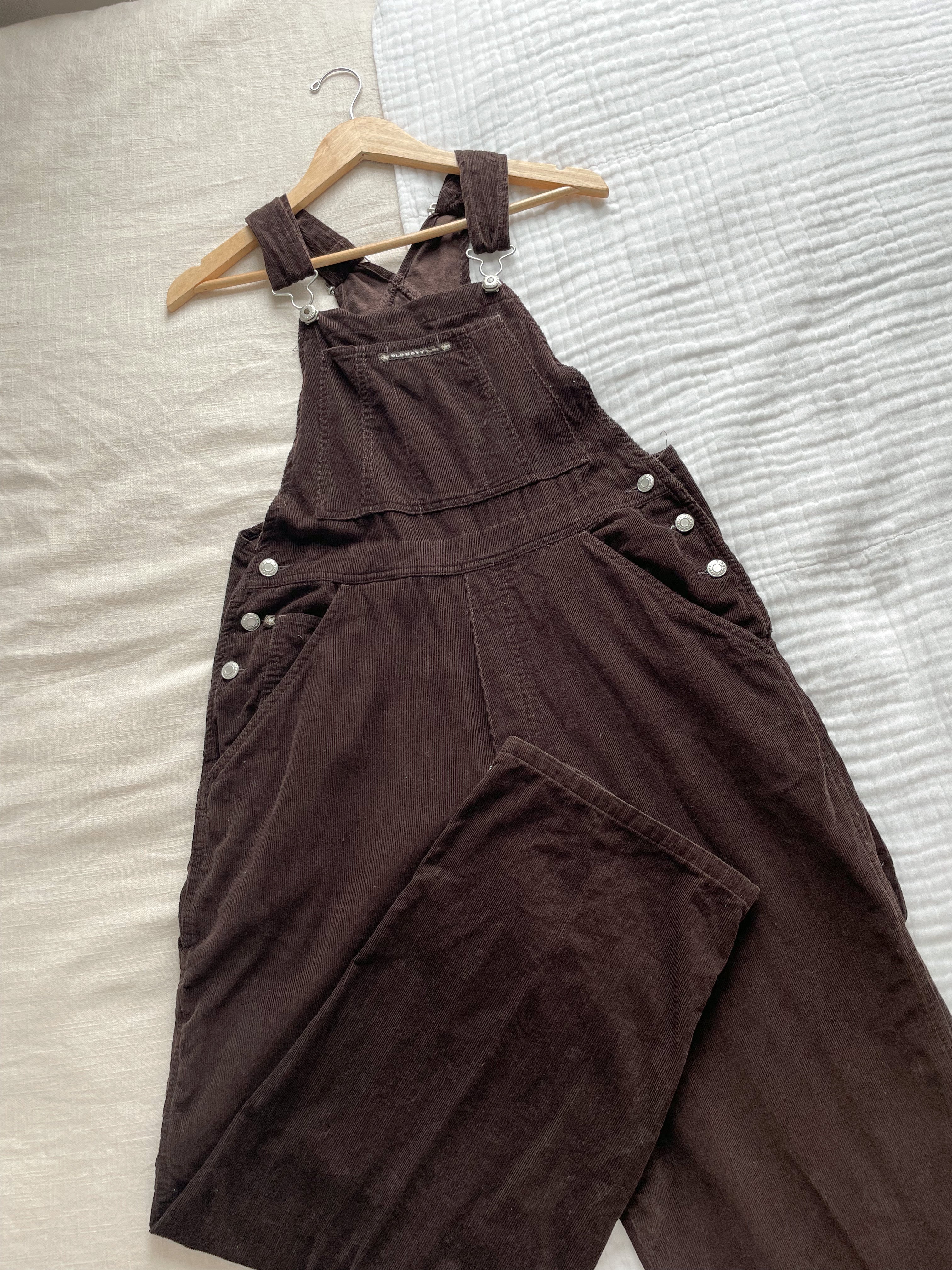 The Hot Coco Corduroy Overalls (M)