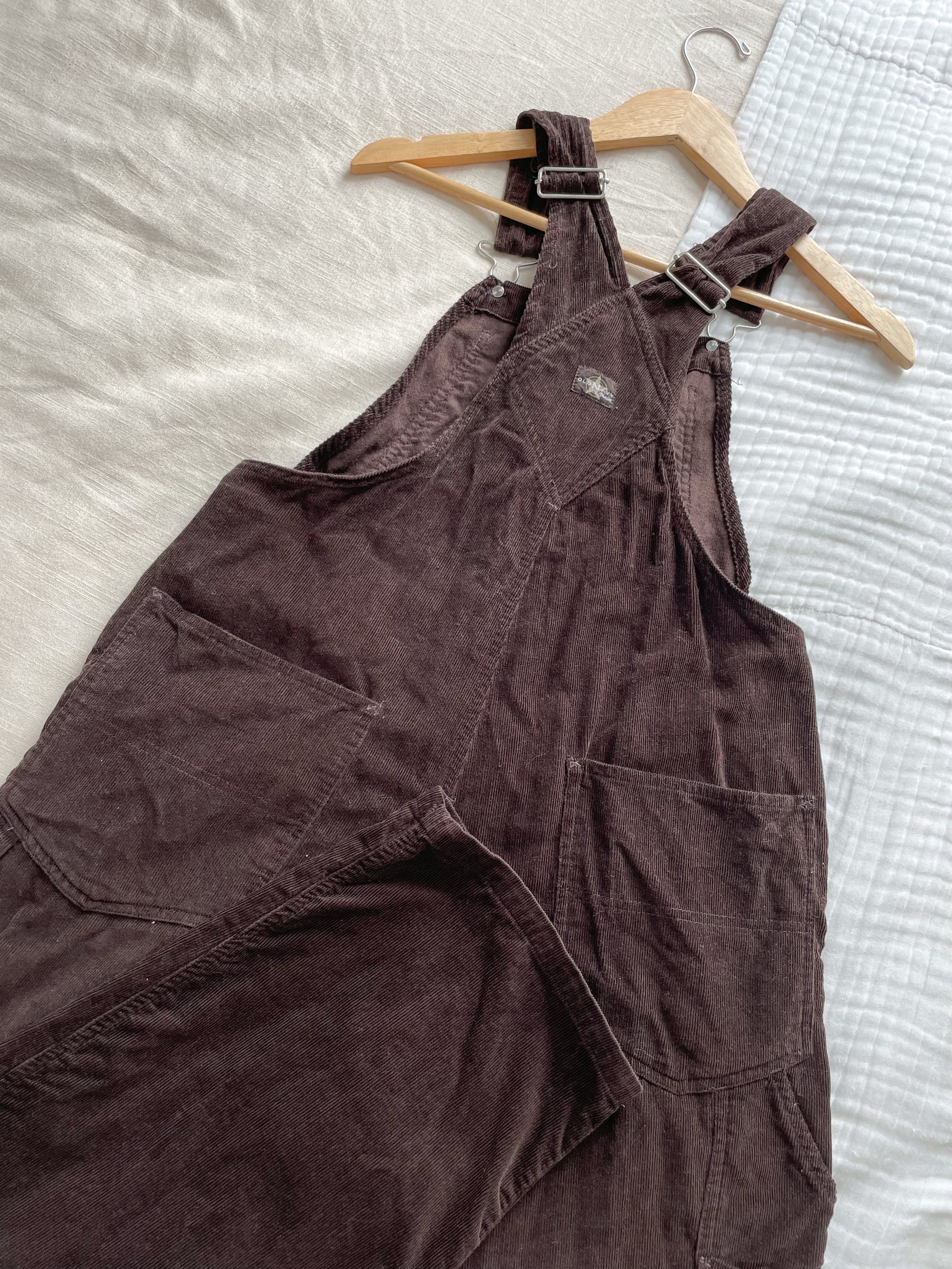 The Hot Coco Corduroy Overalls (M)