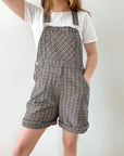 Plaid Shortalls (L)