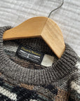 Vintage Line Patterned Knit (L)