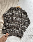 Vintage Abstract Pattern Knit (L)