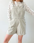 Cream Bill Blass Shortalls (M)