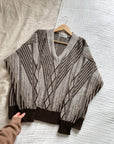 Vintage V Neck Sweater (L)