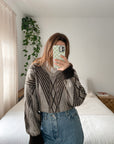 Vintage V Neck Sweater (L)