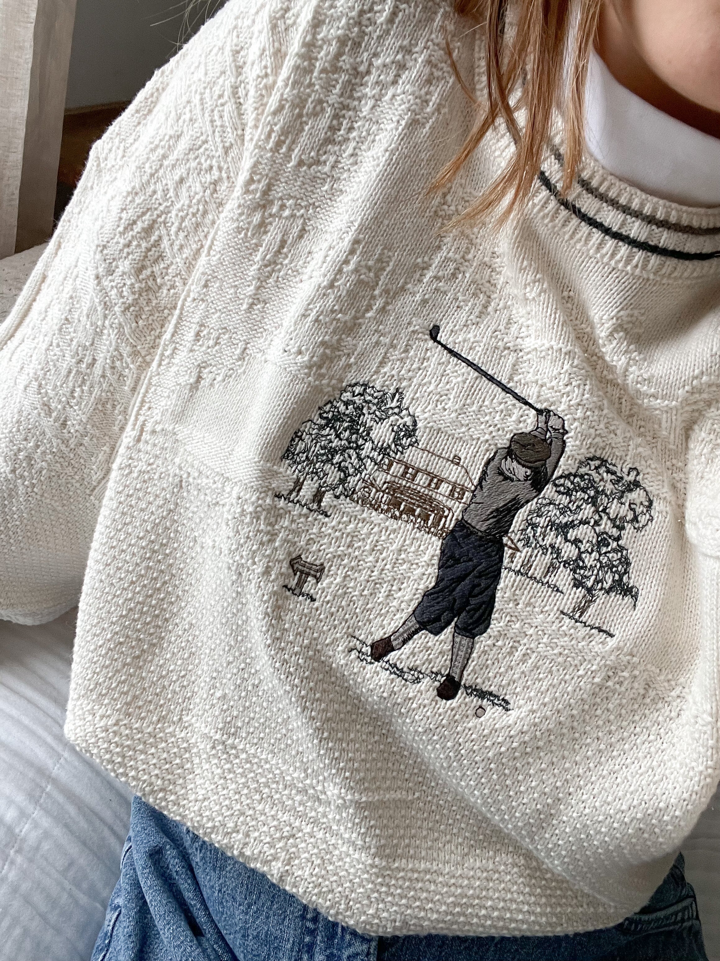 Vintage Golf Sweater (XXL)