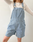 Pinstripe Bill Blass Shortalls (M)