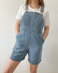 Pinstripe Gloria Vanderbilt Shortalls (PM)