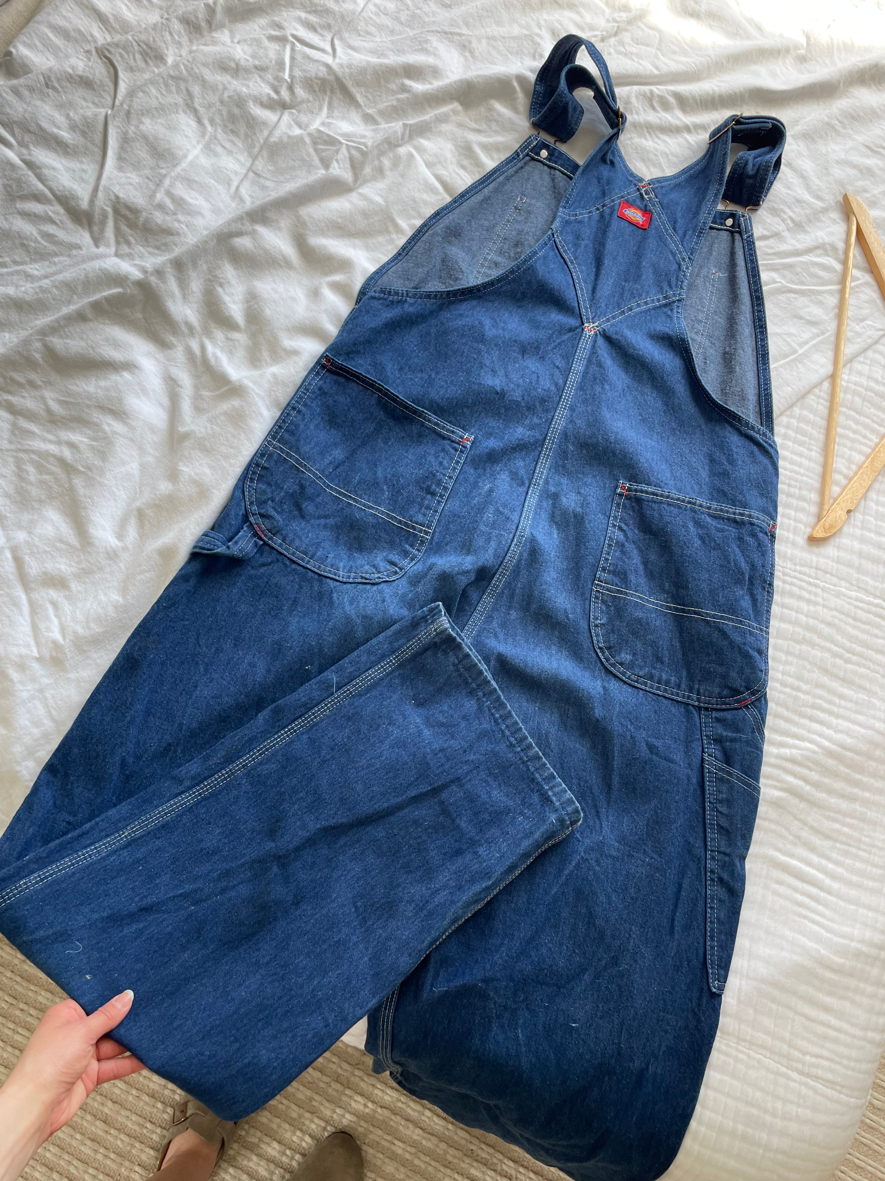 Darkwash Dickies Overalls (XL)