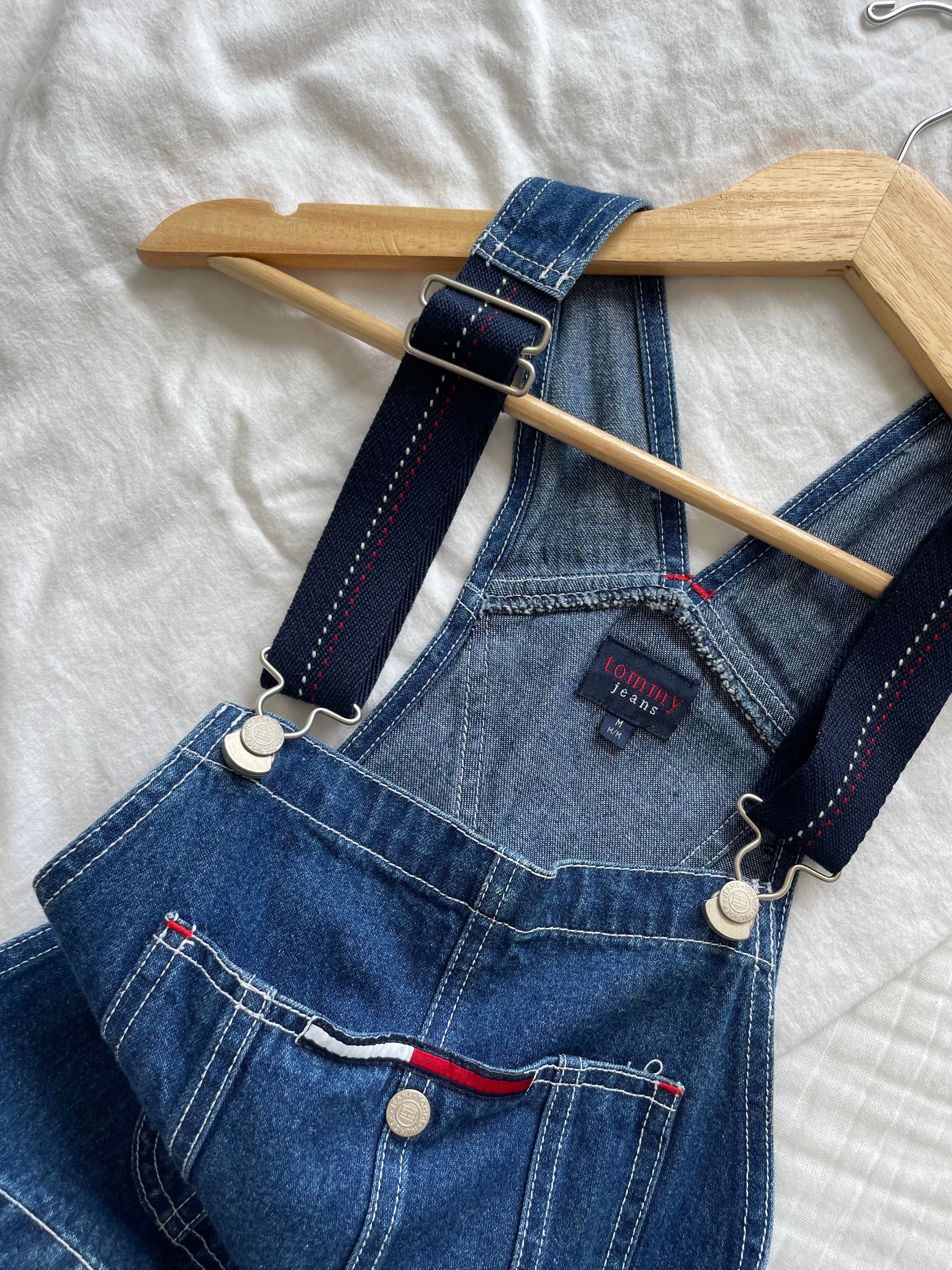 Tommy Darkwash Shortalls (M)