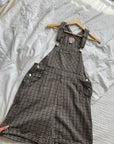 Plaid Shortalls (L)