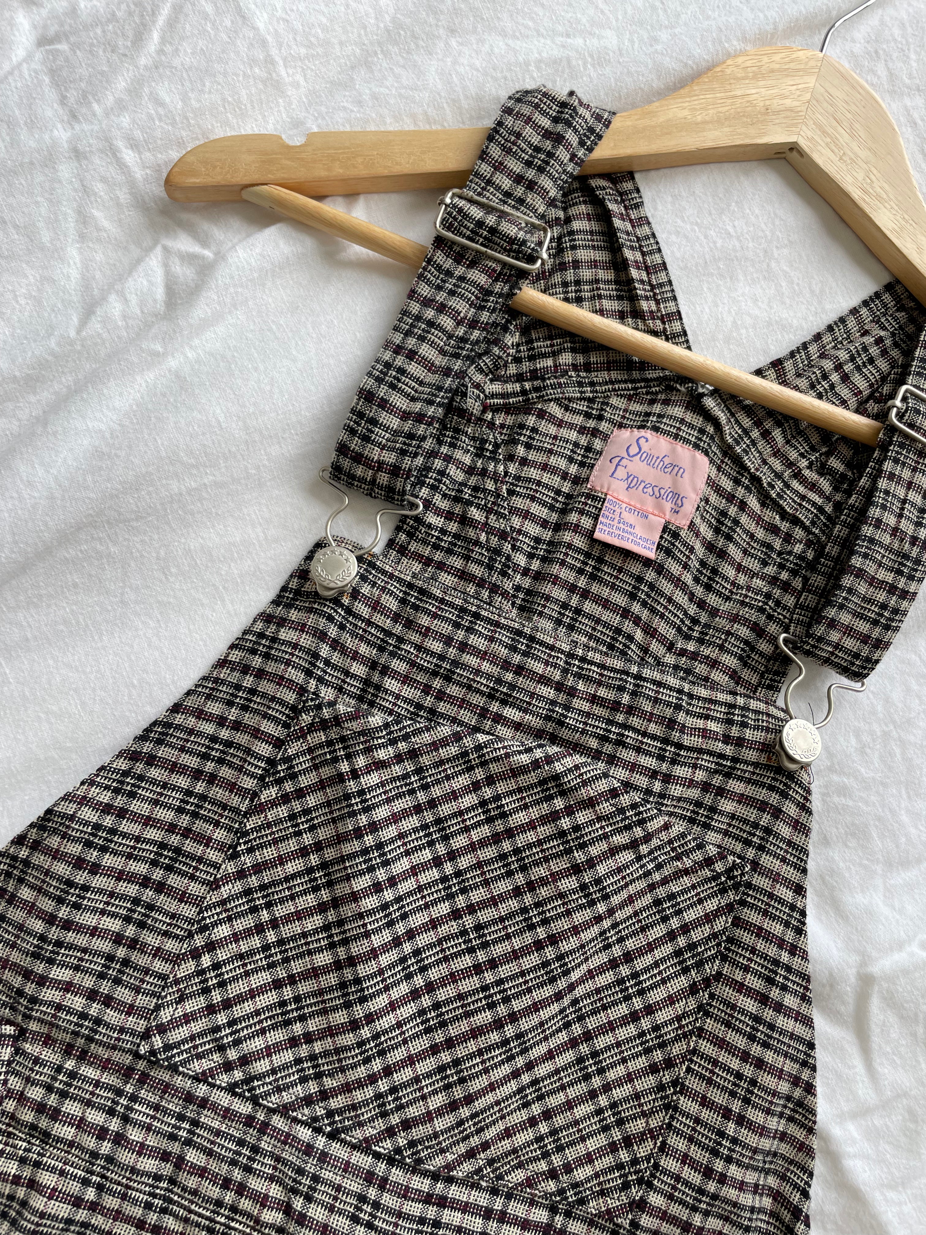 Plaid Shortalls (L)