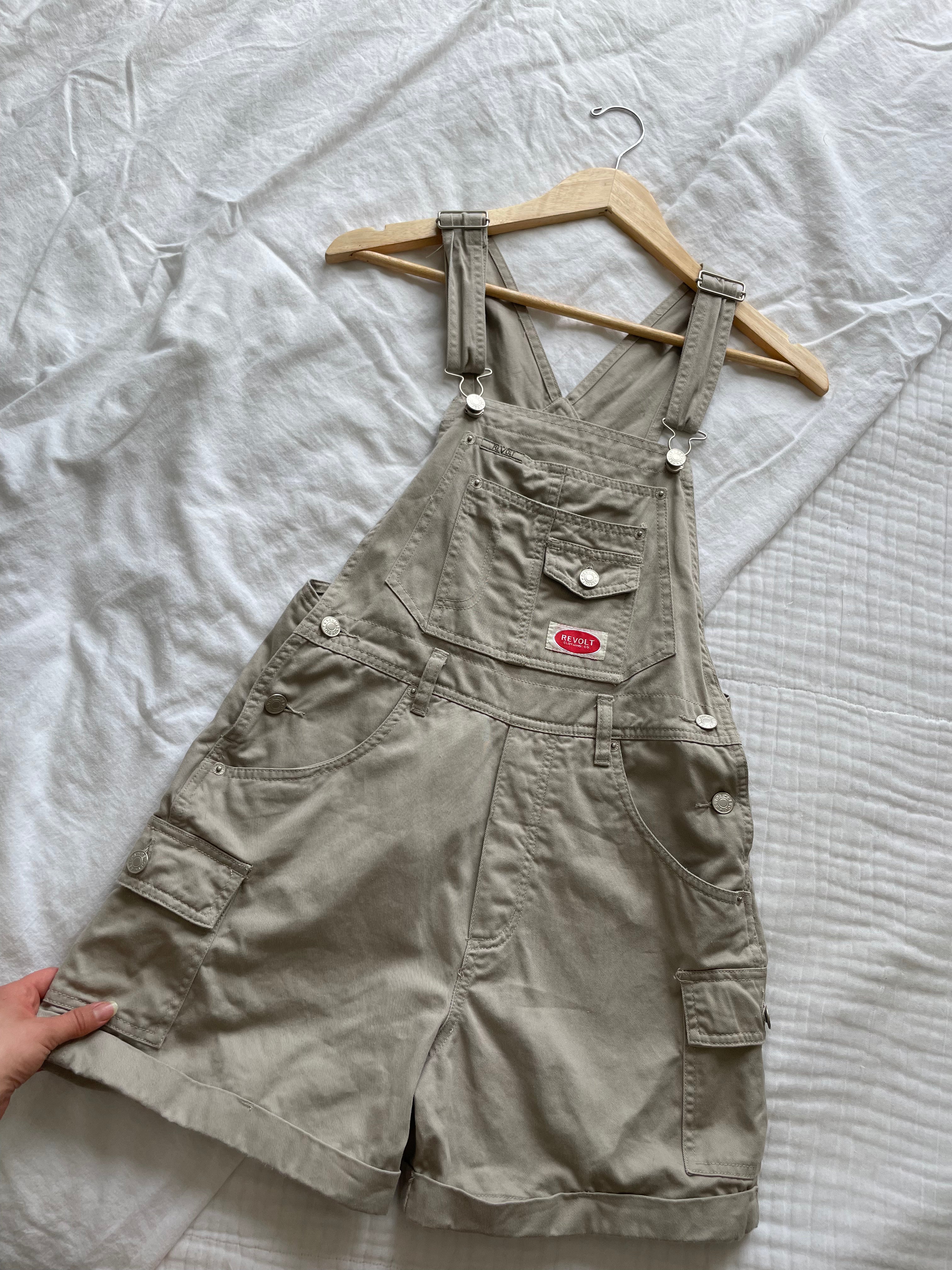 Revolt Kahki Shortalls (S)