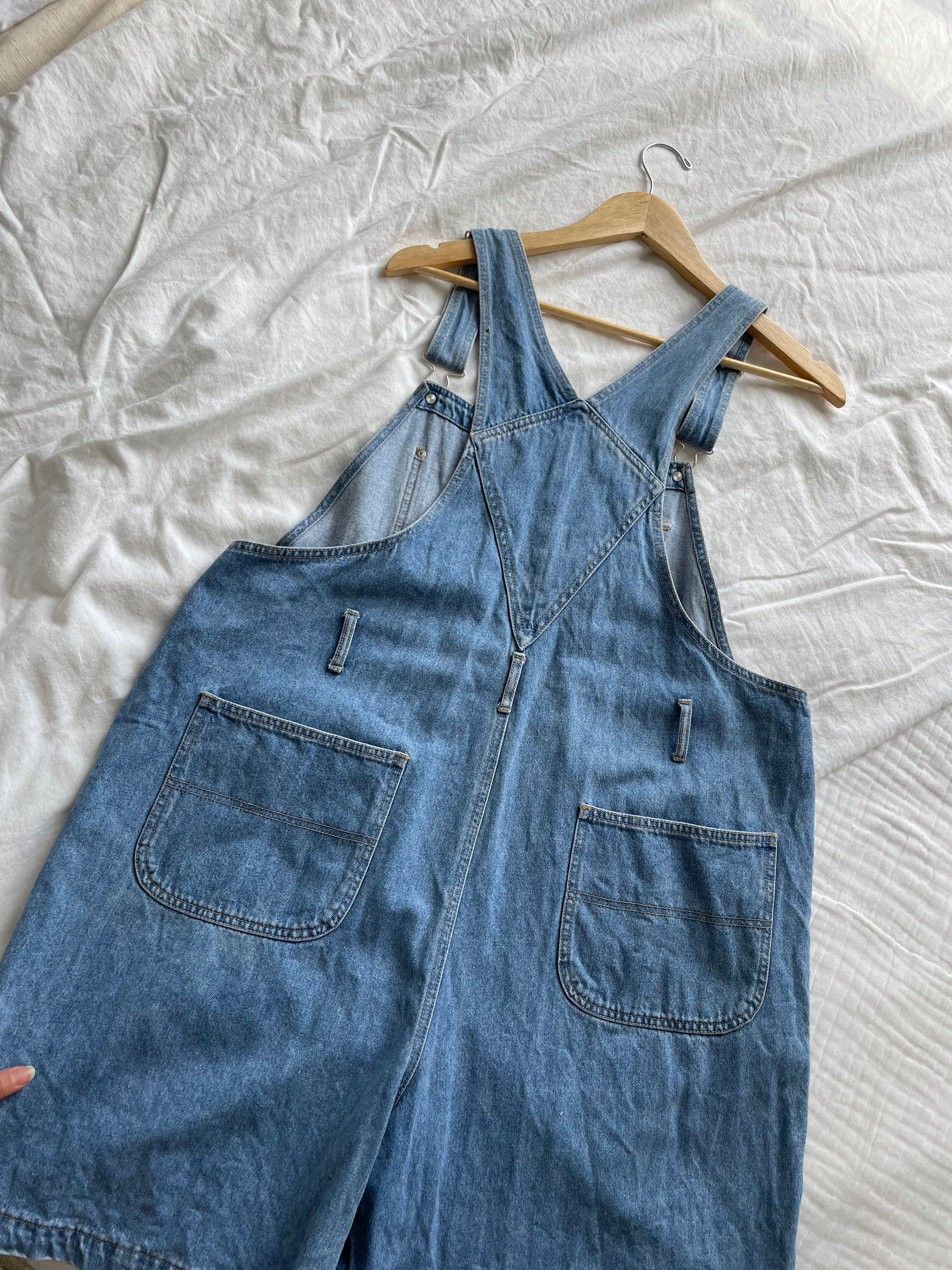 Lightwash Silhouettes Shortalls (XL)