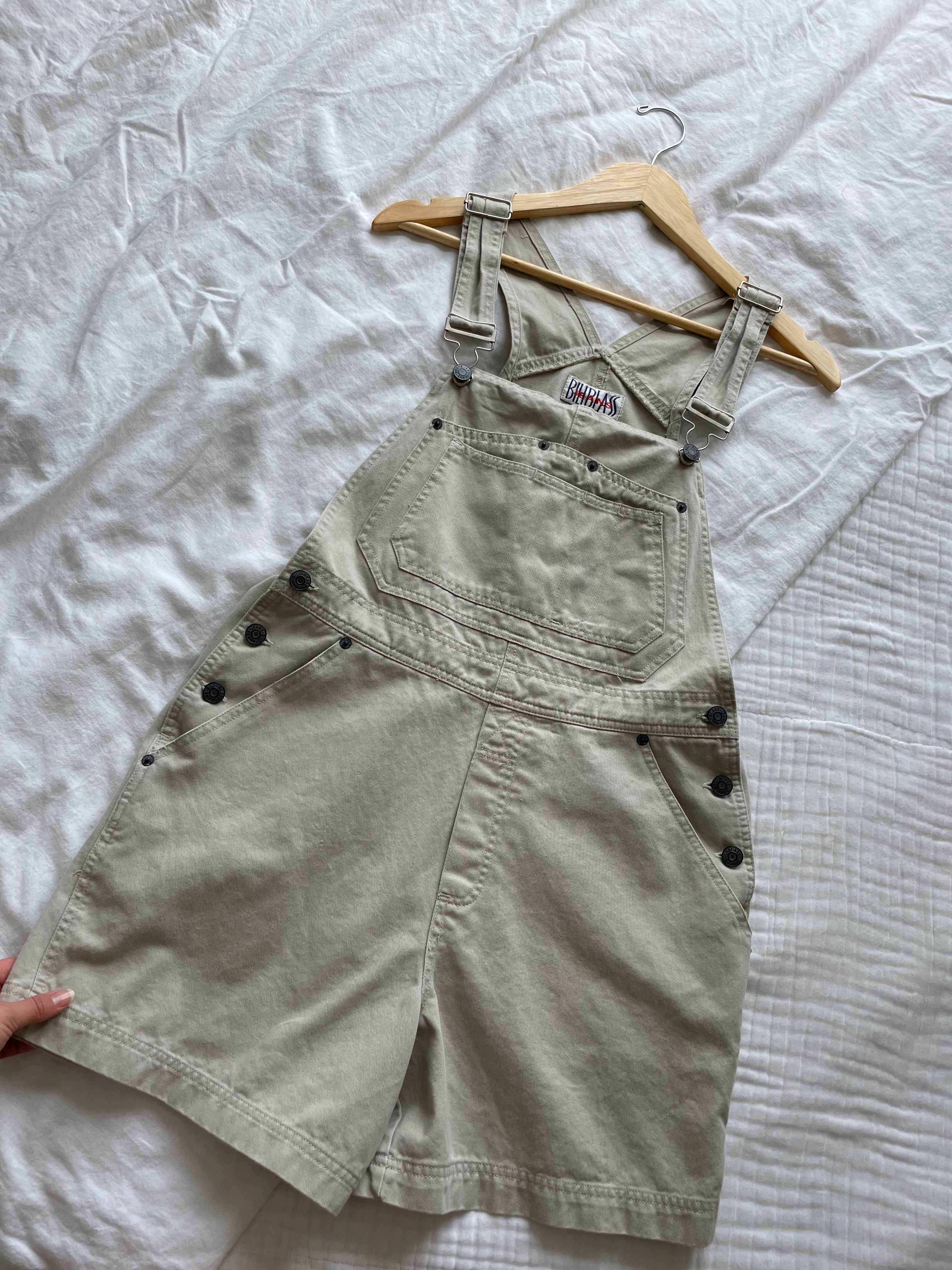 Cream Bill Blass Shortalls (M)