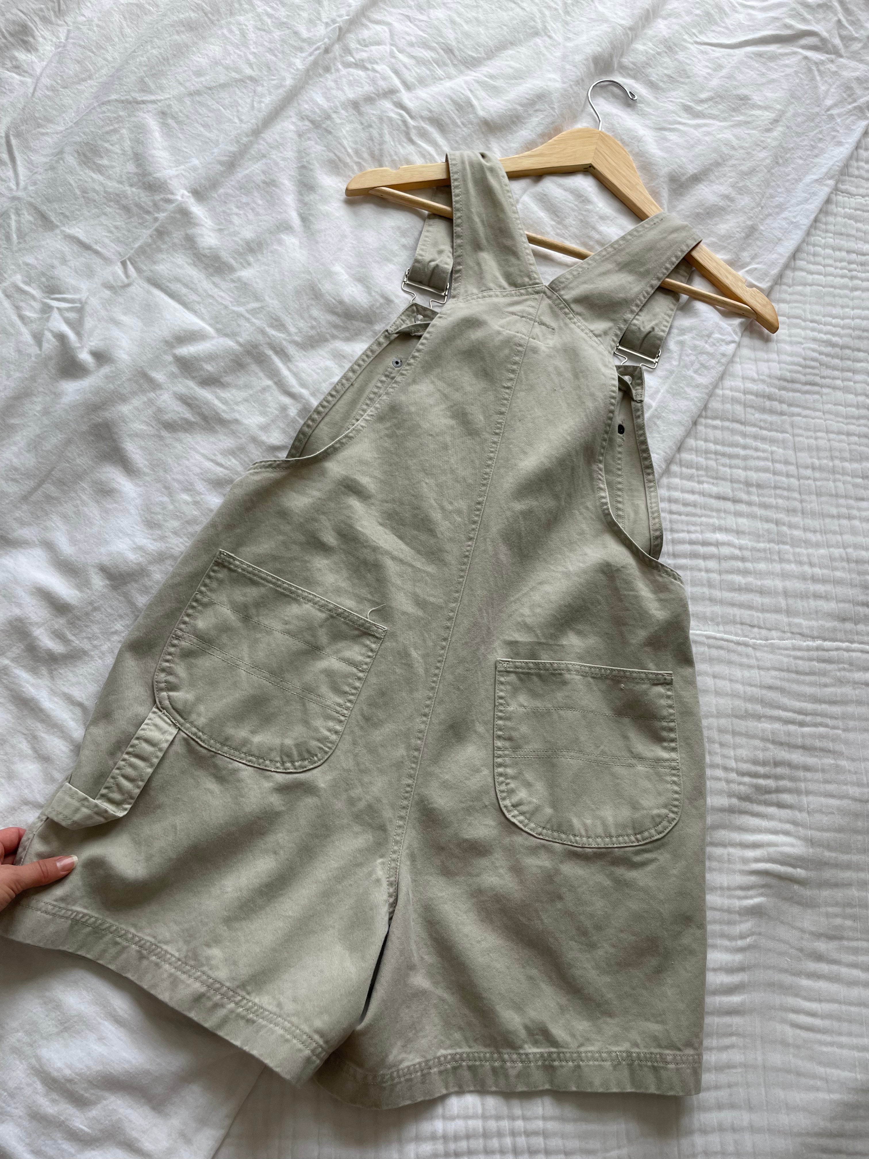 Cream Bill Blass Shortalls (M)