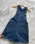 No Boundaries Darkwash Shortalls (S)