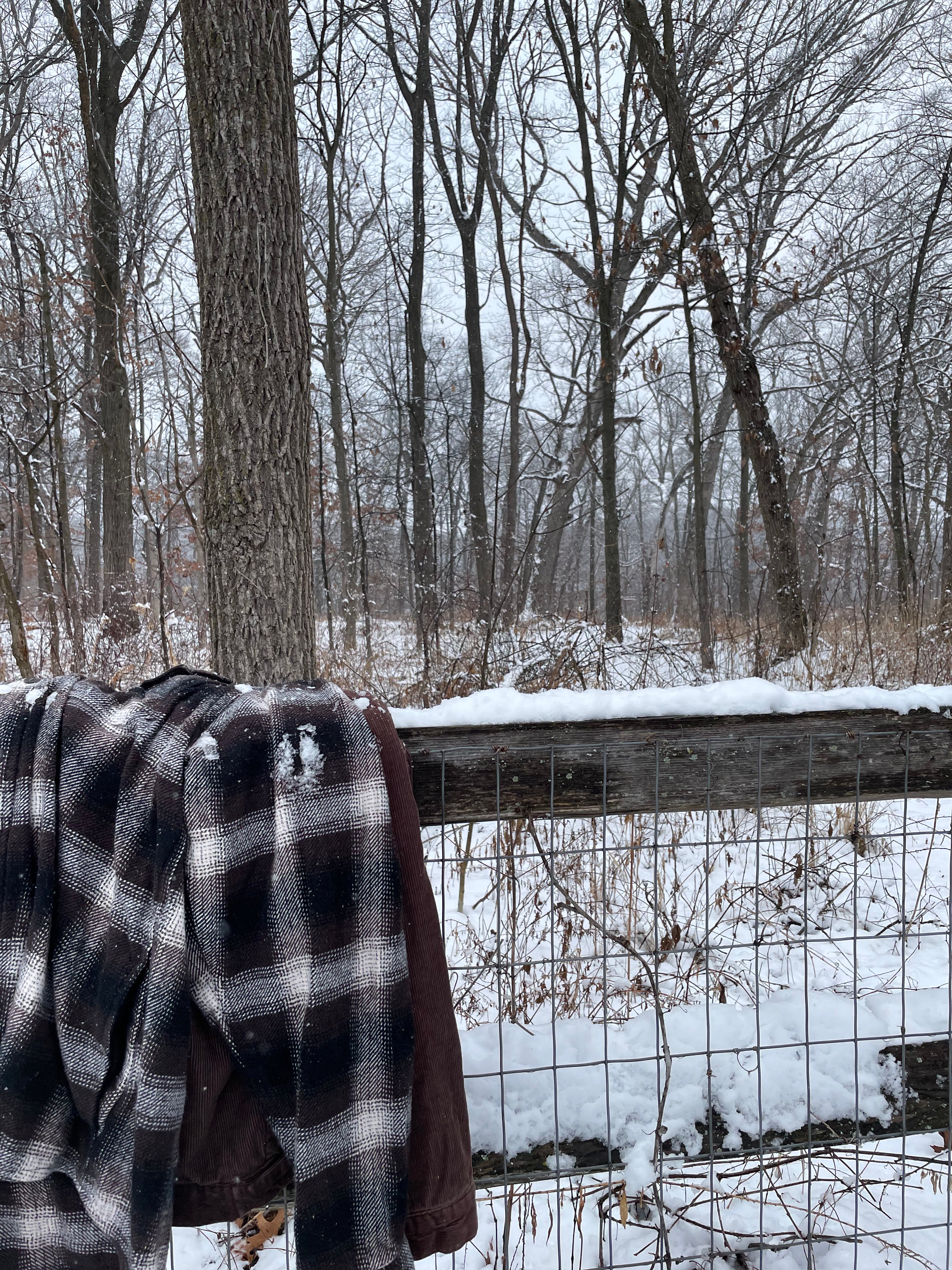 The Frosty Flannel Shacket (XL)