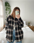 The Frosty Flannel Shacket (XL)