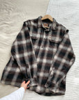 The Frosty Flannel Shacket (XL)